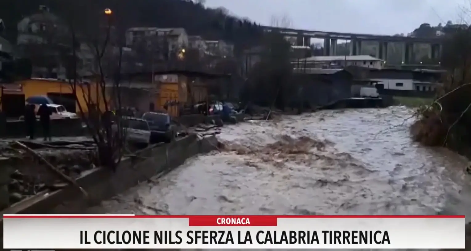Il Ciclone Nils sferza la Calabria tirrenica