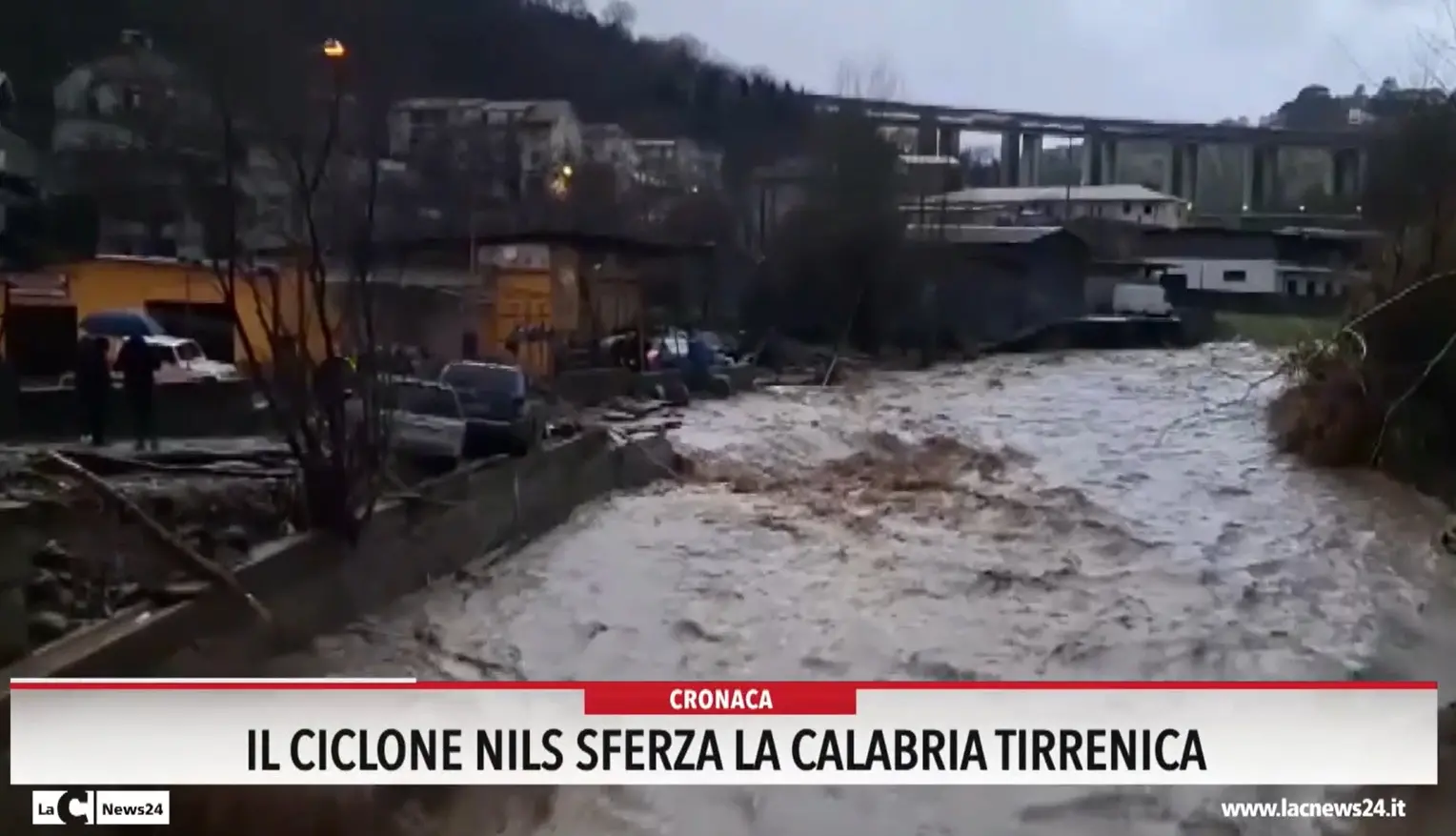 Il Ciclone Nils sferza la Calabria tirrenica