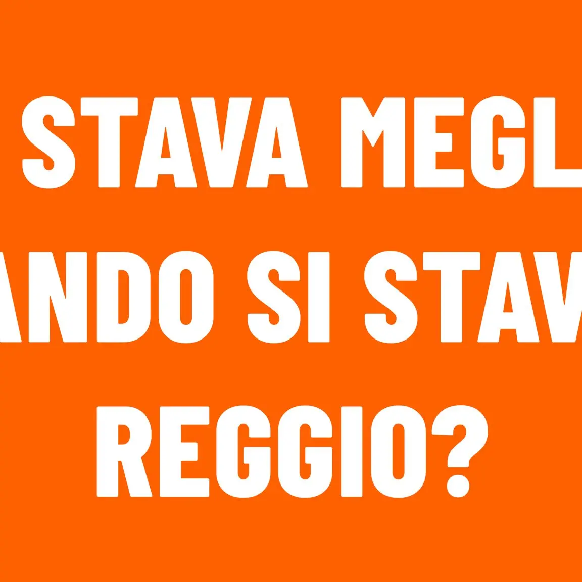 I giovani fuori sede si interrogano: «Si stava meglio quando si stava a Reggio?»\n