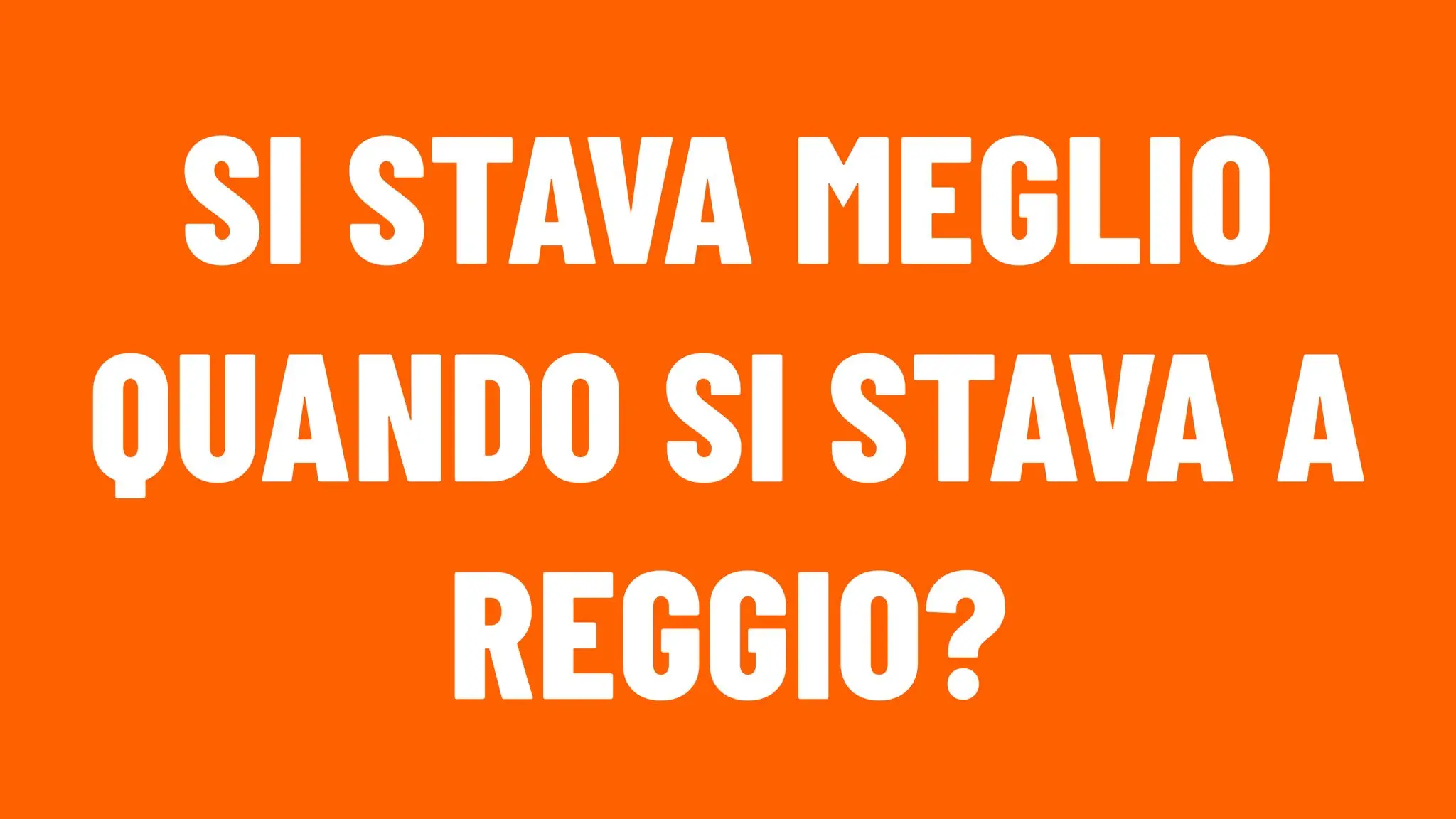 I giovani fuori sede si interrogano: «Si stava meglio quando si stava a Reggio?»\n