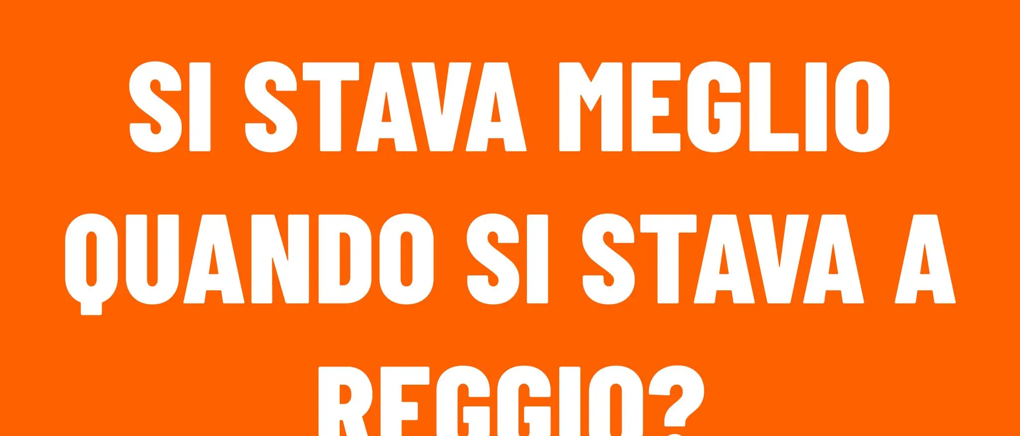 I giovani fuori sede si interrogano: «Si stava meglio quando si stava a Reggio?»\n