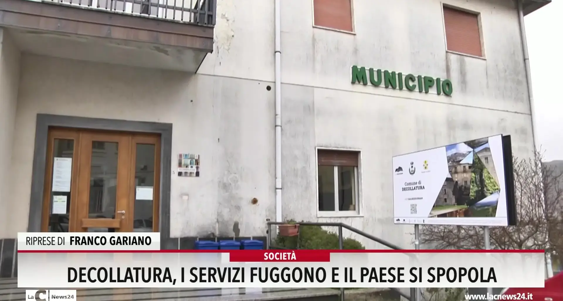 Decollatura i servizi fuggono e il paese si spopola