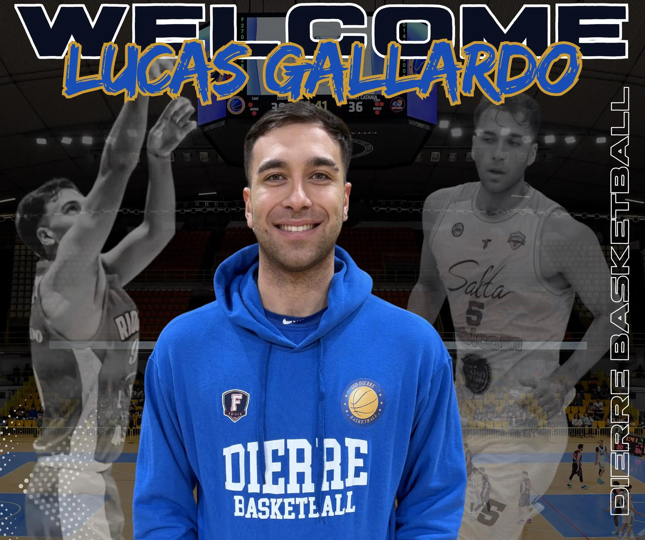 Dierre Basketball, colpo argentino per la Poule Promozione: arriva Lucas Gallardo\n
