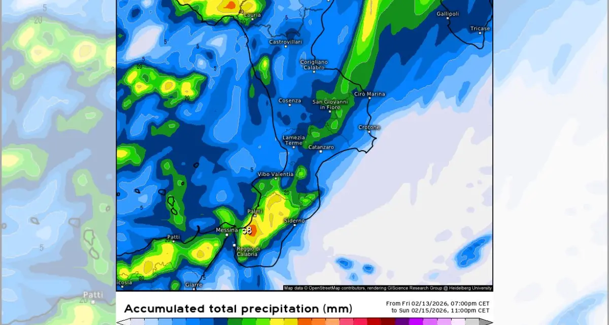 Nils lascia la Calabria, ma arriva Oriana: nuova fase di maltempo\n