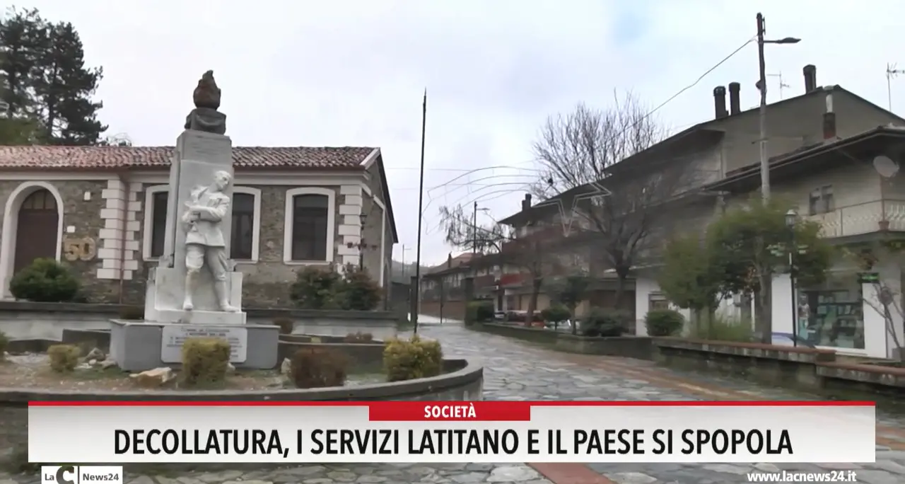 Decollatura, i servizi latitano e il paese si spopola