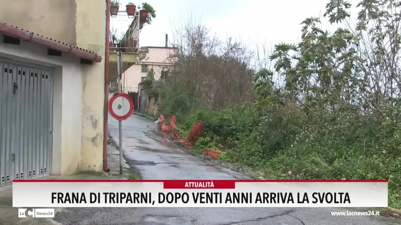 Frana di Triparni, dopo venti anni arriva la svolta