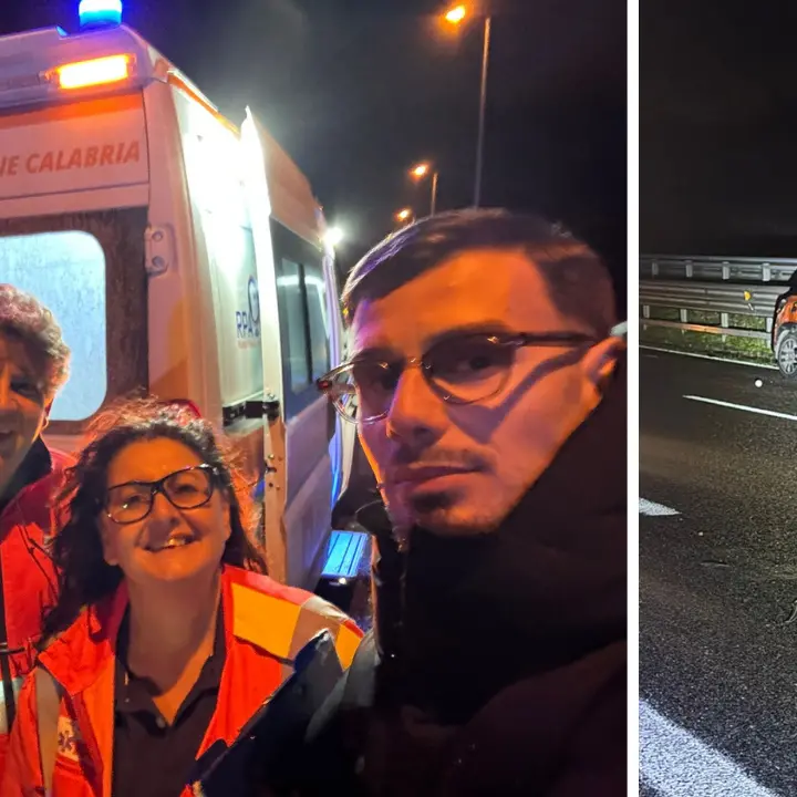 Incidente sull’A2 tra Vazzano e Gerocarne per il cantante Angelo Famao: un tir ha stretto la sua auto contro il guardrail, tragedia sfiorata\n