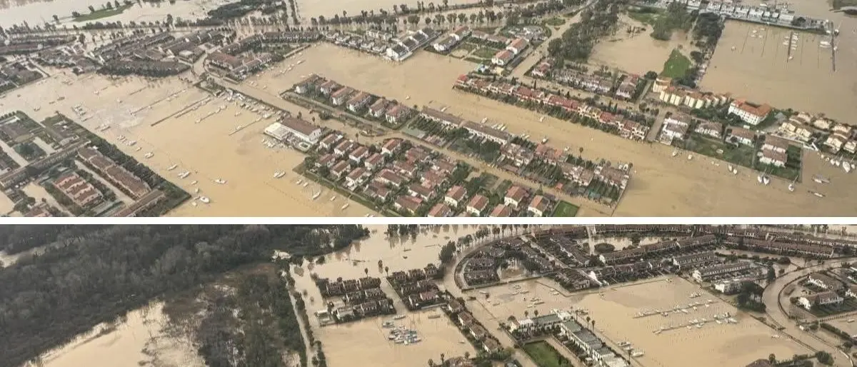 Il fiume Crati esonda, l’arcivescovo Aloise e la Caritas: «Preghiera e aiuti per le famiglie colpite»\n