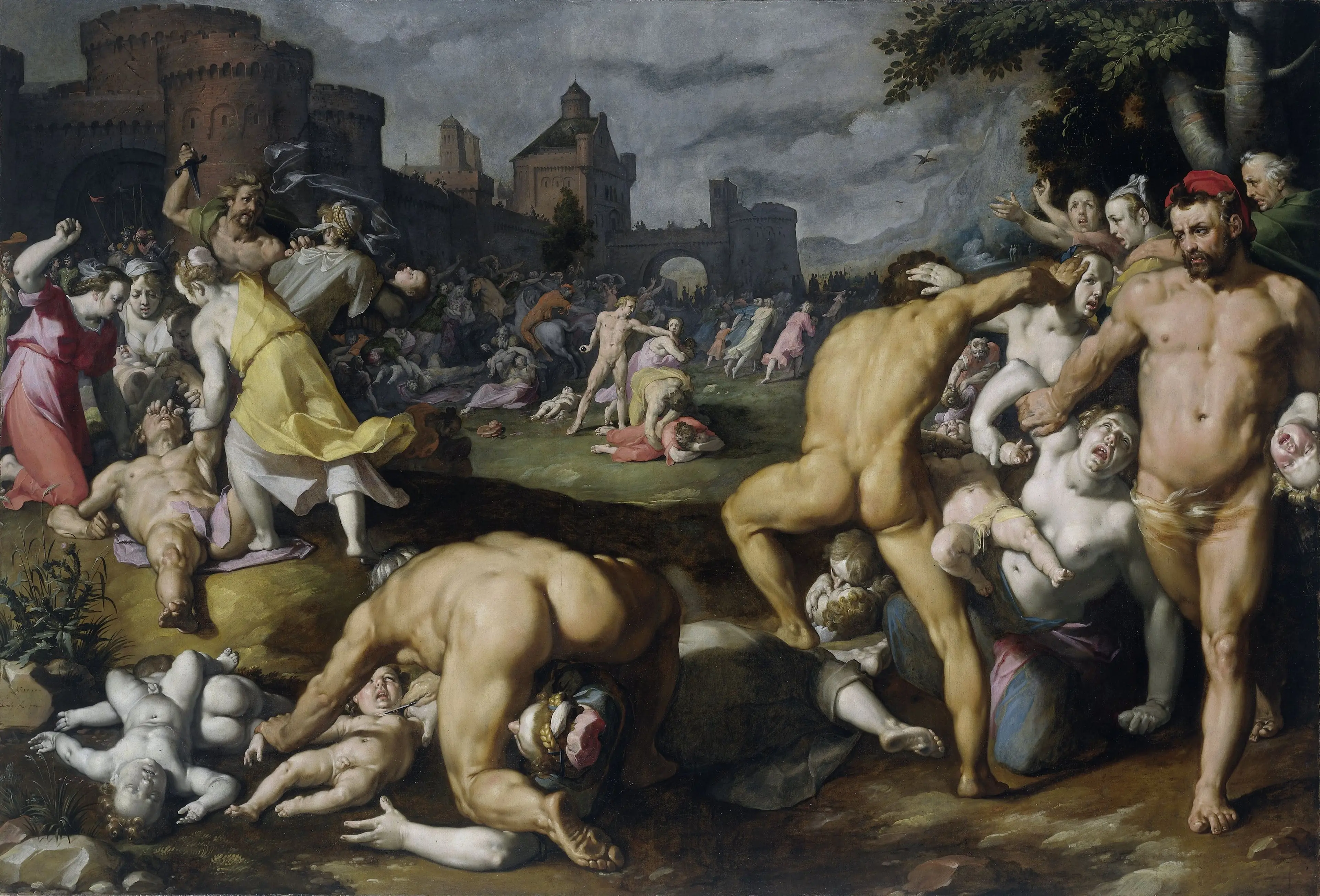 \\\"Il massacro degli innocenti\\\" di Cornelis van Haarlem