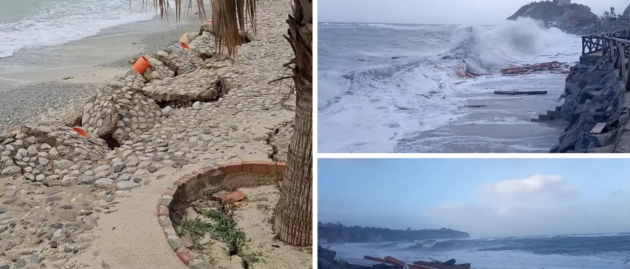 Il maltempo ferisce il litorale di Tropea, Piserà: «Costa degli Dei patrimonio nazionale, richiedere lo stato di calamità per tutti i comuni»\n