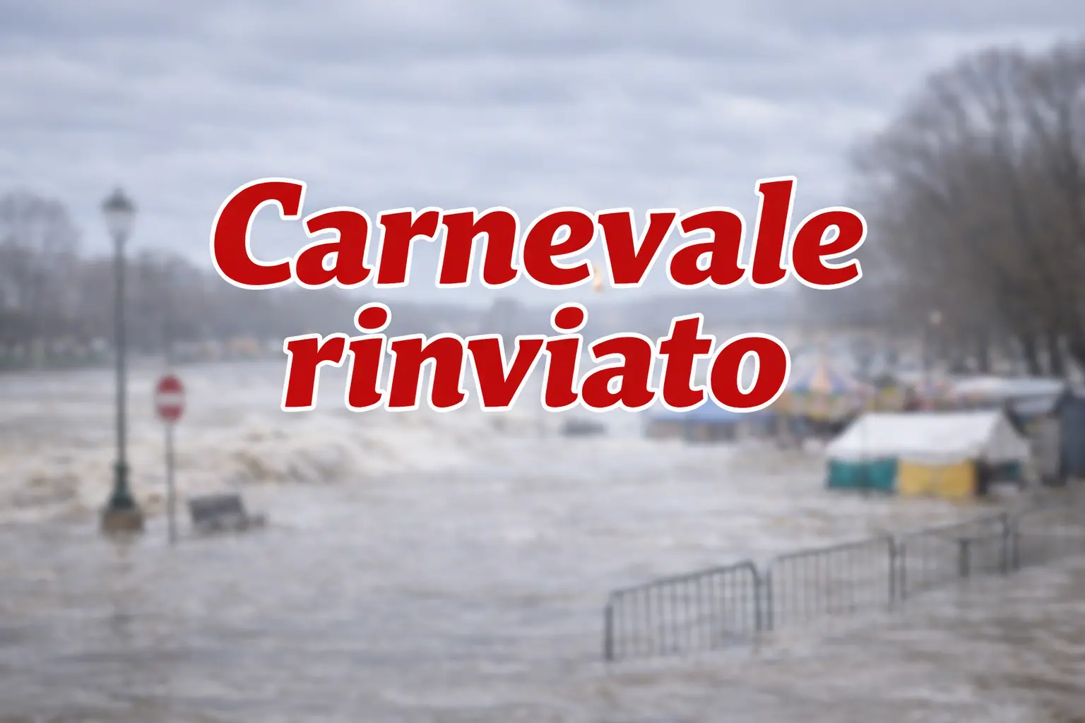 Cassano sospende il Carnevale: rinviate le iniziative dopo l’alluvione del Crati ai Laghi e a Lattughelle\n