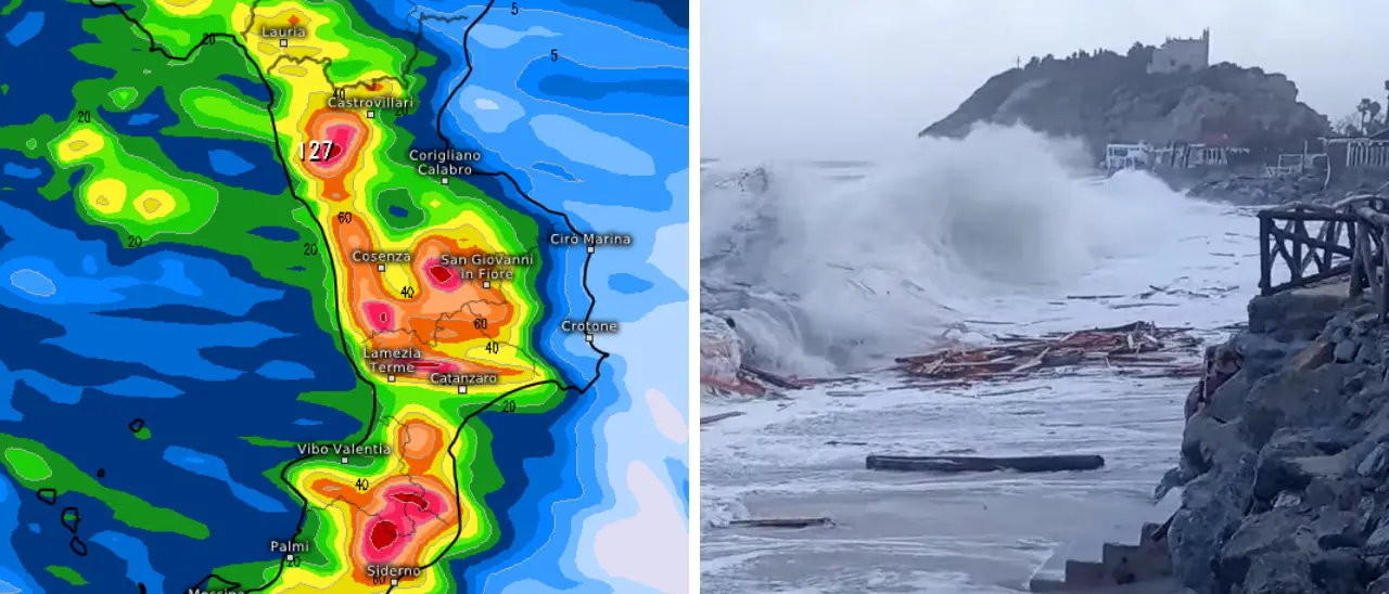 La breve tregua prima del nuovo ciclone: lunedì si ricomincia con piogge intense, vento e mareggiate\n
