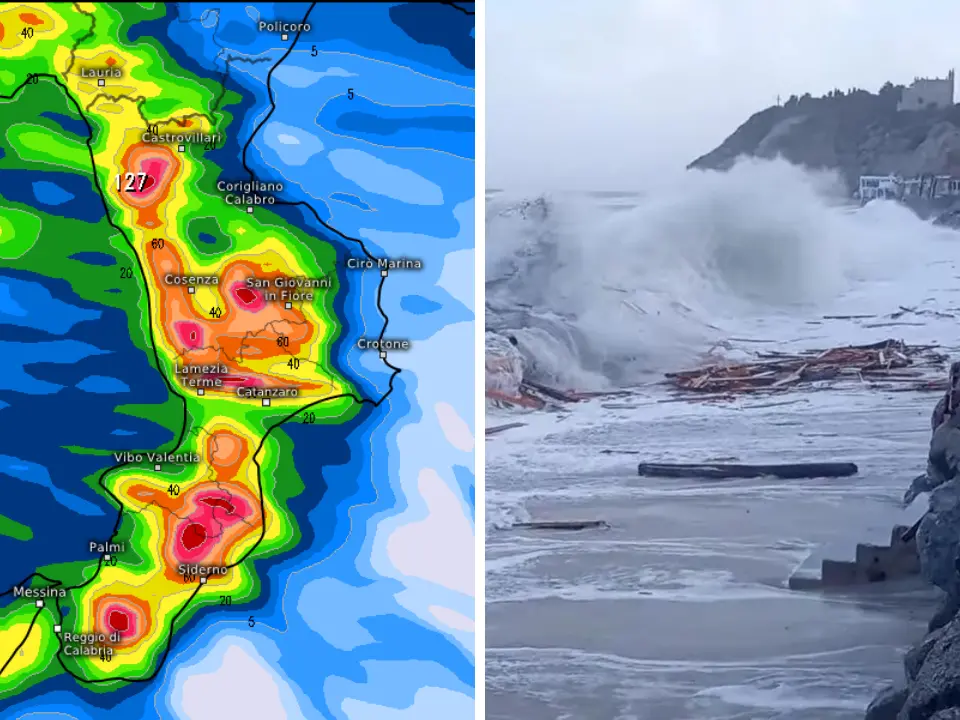 La breve tregua prima del nuovo ciclone: lunedì si ricomincia con piogge intense, vento e mareggiate