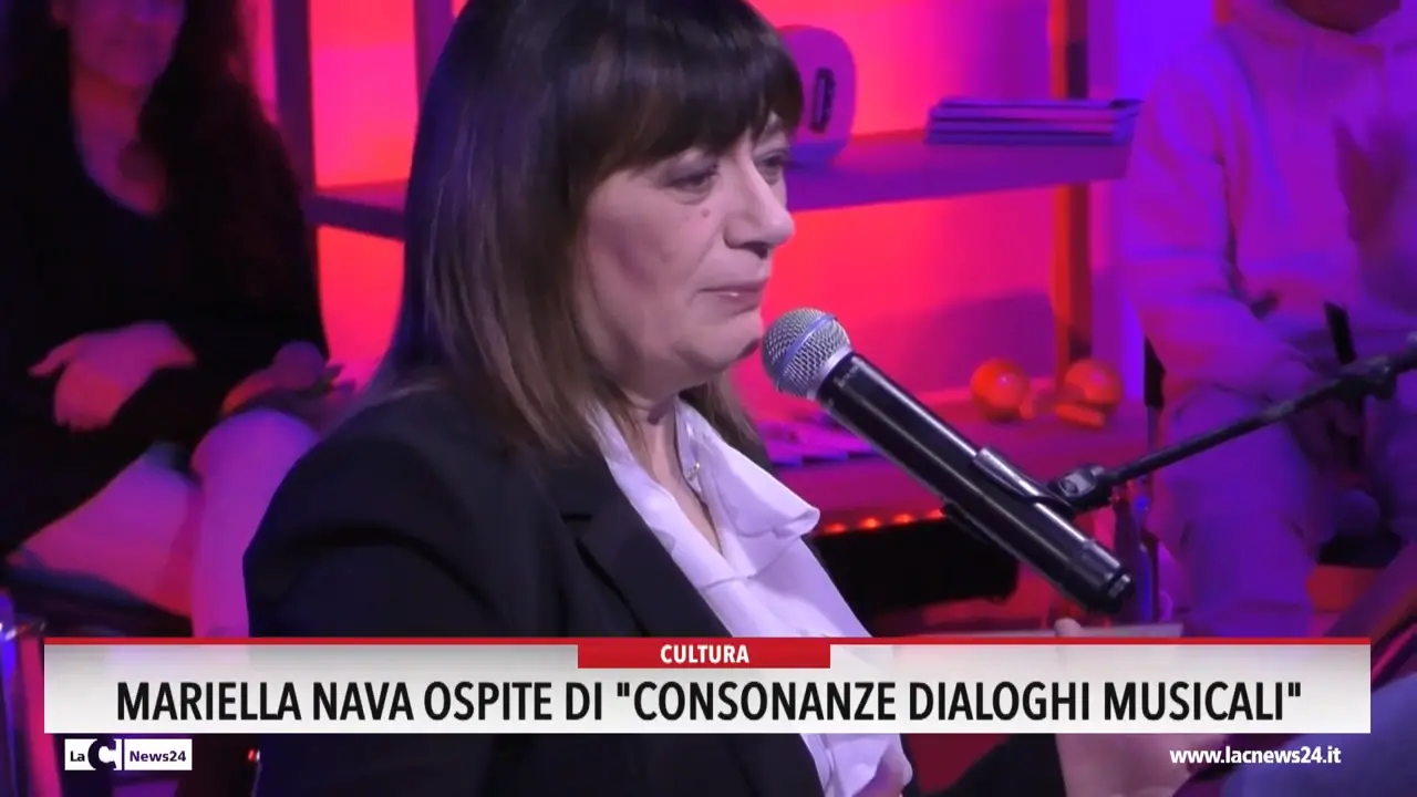 Mariella Nava ospite di \"Consonanze dialoghi musicali\"