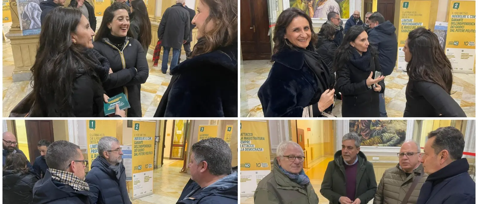 Referendum giustizia, la campagna per il \"no\" scende in strada e incontra i cittadini: non basta leggere il testo\n