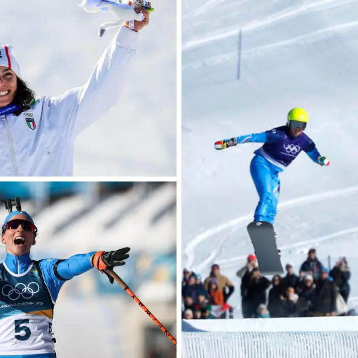 Milano-Cortina, pomeriggio azzurro da sogno: Brignone bis,\u00A0argento snowboard e primo storico oro nel biathlon con\u00A0Lisa Vittozzi\n