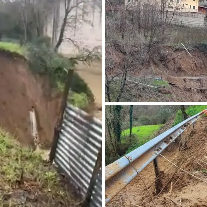 Frane, fango e strade isolate nel Cosentino: l’allarme corre sui social tra Lappano, Carpanzano e Figline\n