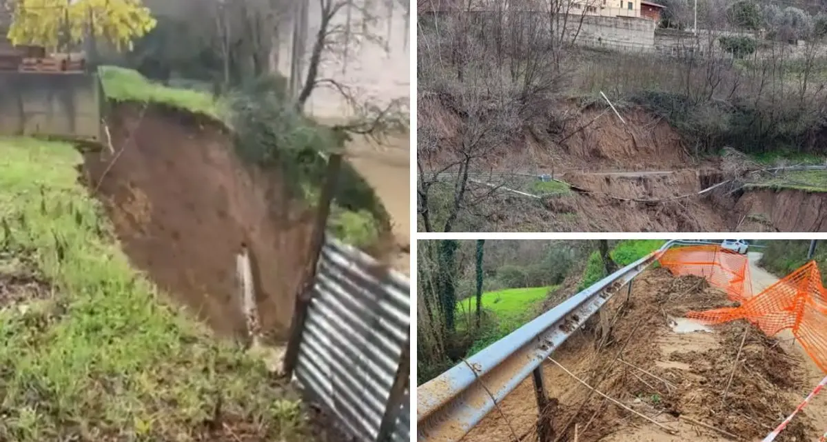 Frane, fango e strade isolate nel Cosentino: l’allarme corre sui social tra Lappano, Carpanzano e Figline\n