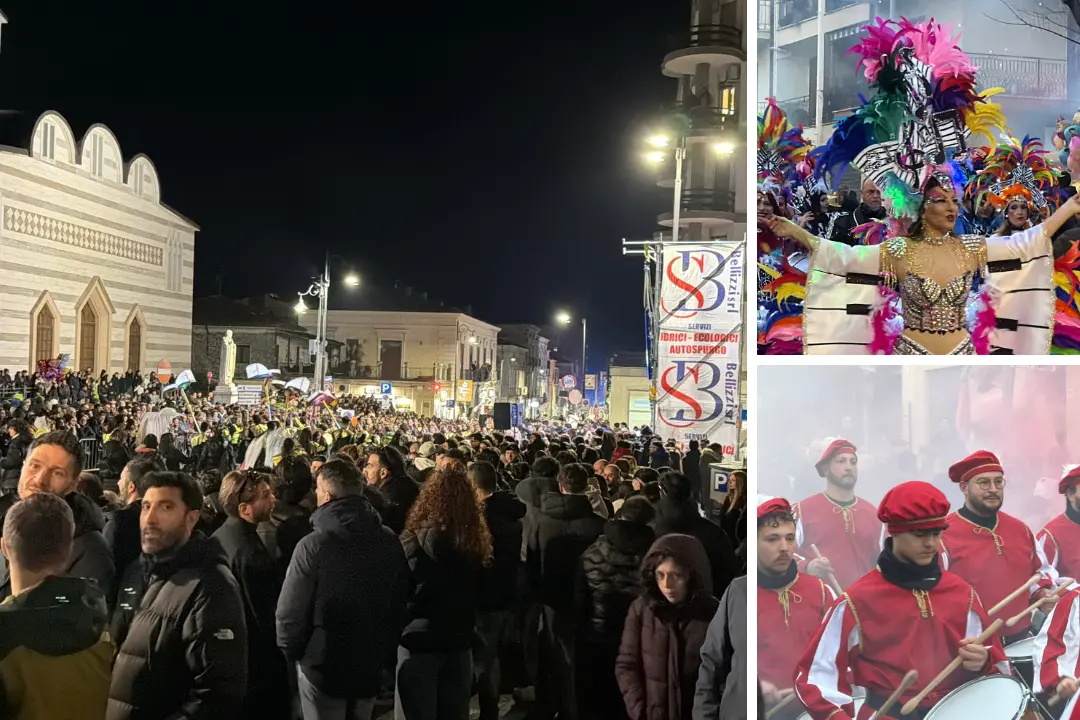 Castrovillari in festa per il\u00A0Carnevale:\u00A0alla sfilata dei carri oltre 30mila persone tra musica, colori e tradizioni\n
