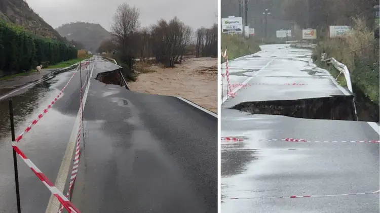 Strada provinciale di Zumpano ancora chiusa, ma senza segnaletica: disagi e manovre pericolose\n