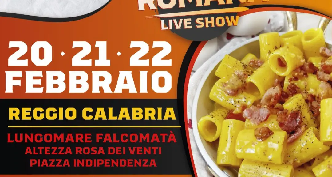 “Carbonara Festival ”: A Reggio grande evento di street food dal 20 al 22 febbraio\n