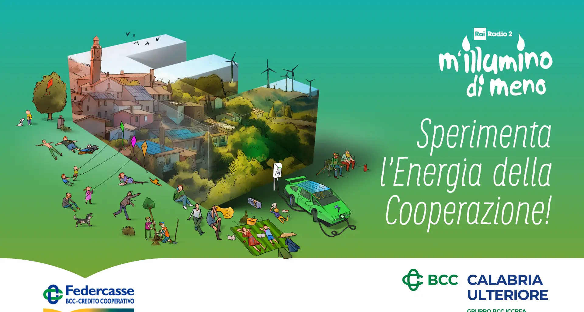 La Bcc della Calabria Ulteriore aderisce a M’illumino di meno 2026 : “Sperimenta l’energia della cooperazione!”\n