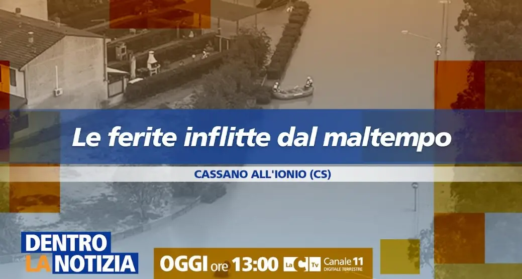 La Calabria ferita dal maltempo: a Dentro la Notizia gli ultimi aggiornamenti dai luoghi del disastro\n