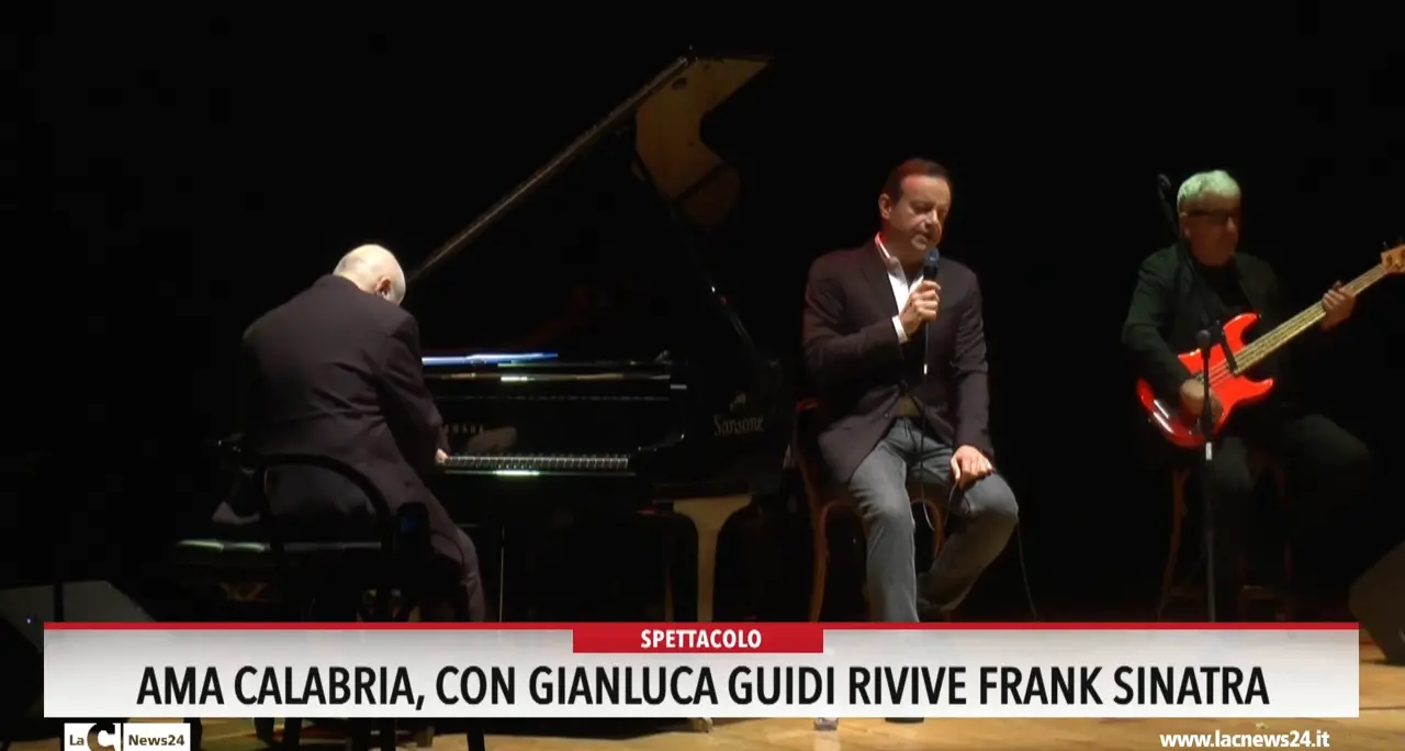 Ama Calabria, con Gianluca Guidi rivive Frank Sinatra