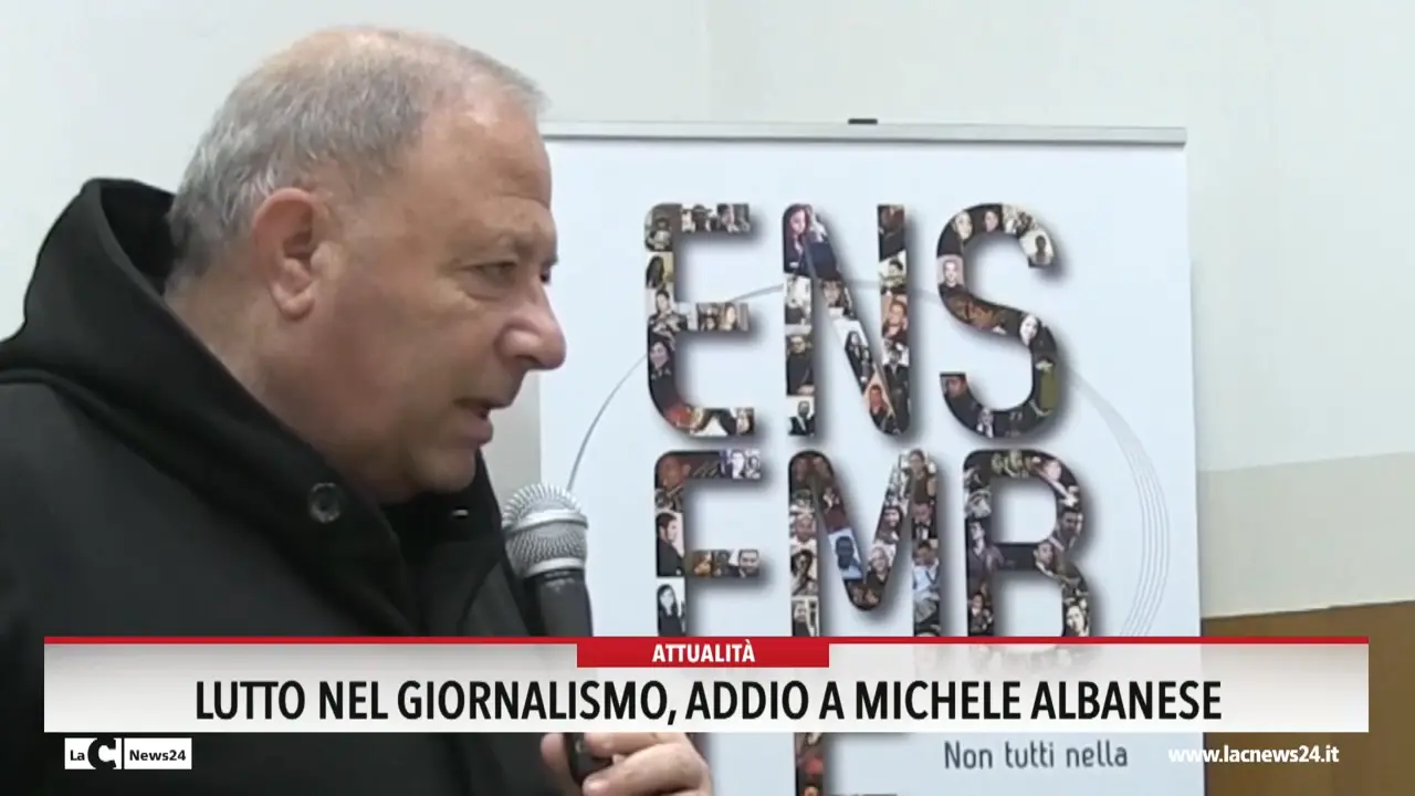 Lutto nel giornalismo, addio a Michele Albanese