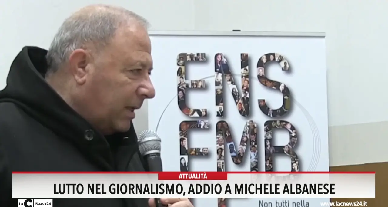 Lutto nel giornalismo, addio a Michele Albanese