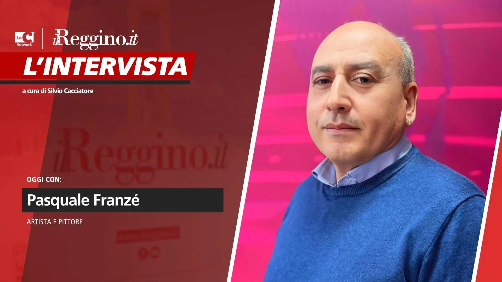 Pasquale Franzè, l’arte come \"Big Bang\" di colori: «Reggio sostenga i suoi artisti, la bellezza è energia per la città»\n