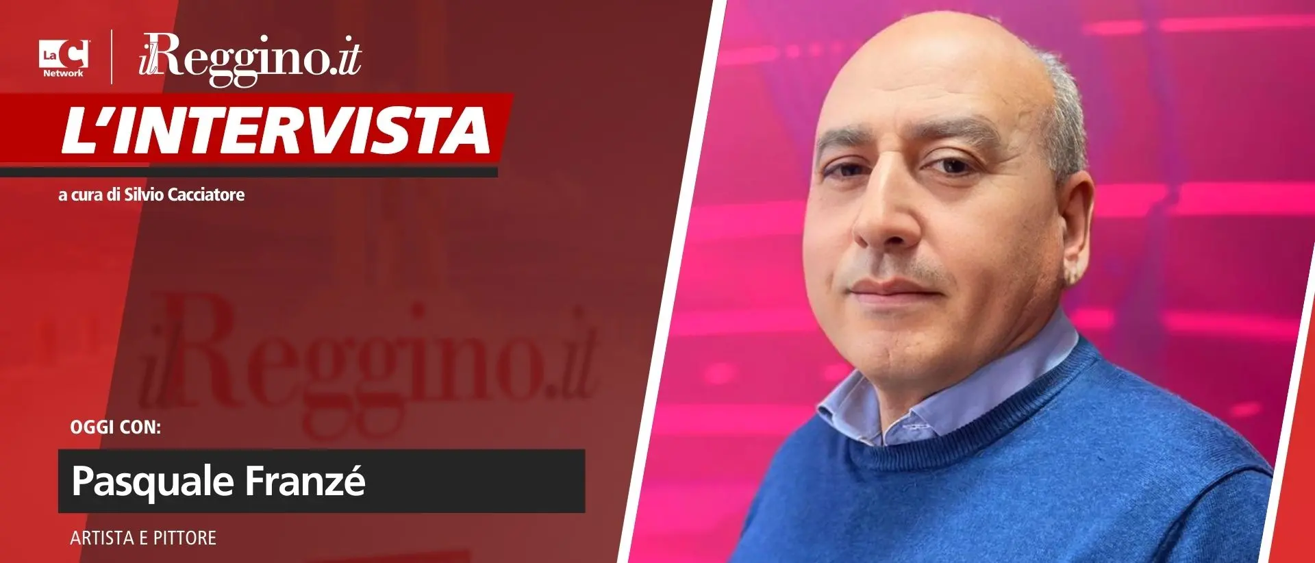 Pasquale Franzè, l’arte come \"Big Bang\" di colori: «Reggio sostenga i suoi artisti, la bellezza è energia per la città»\n