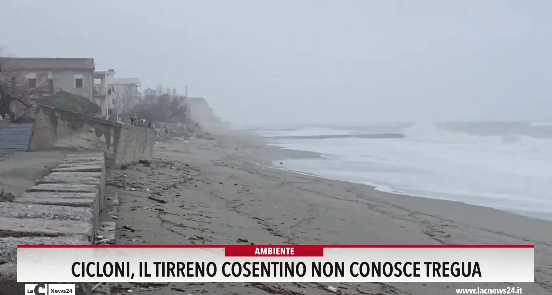 Cicloni, il Tirreno cosentino non conosce tregua