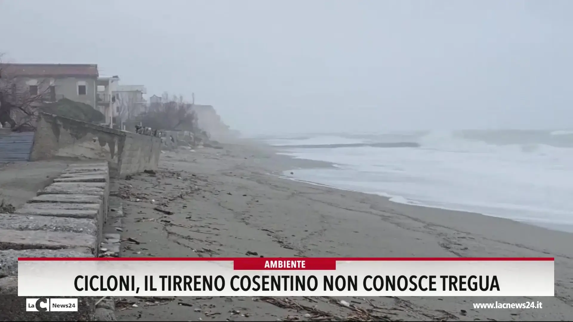 Cicloni, il Tirreno cosentino non conosce tregua