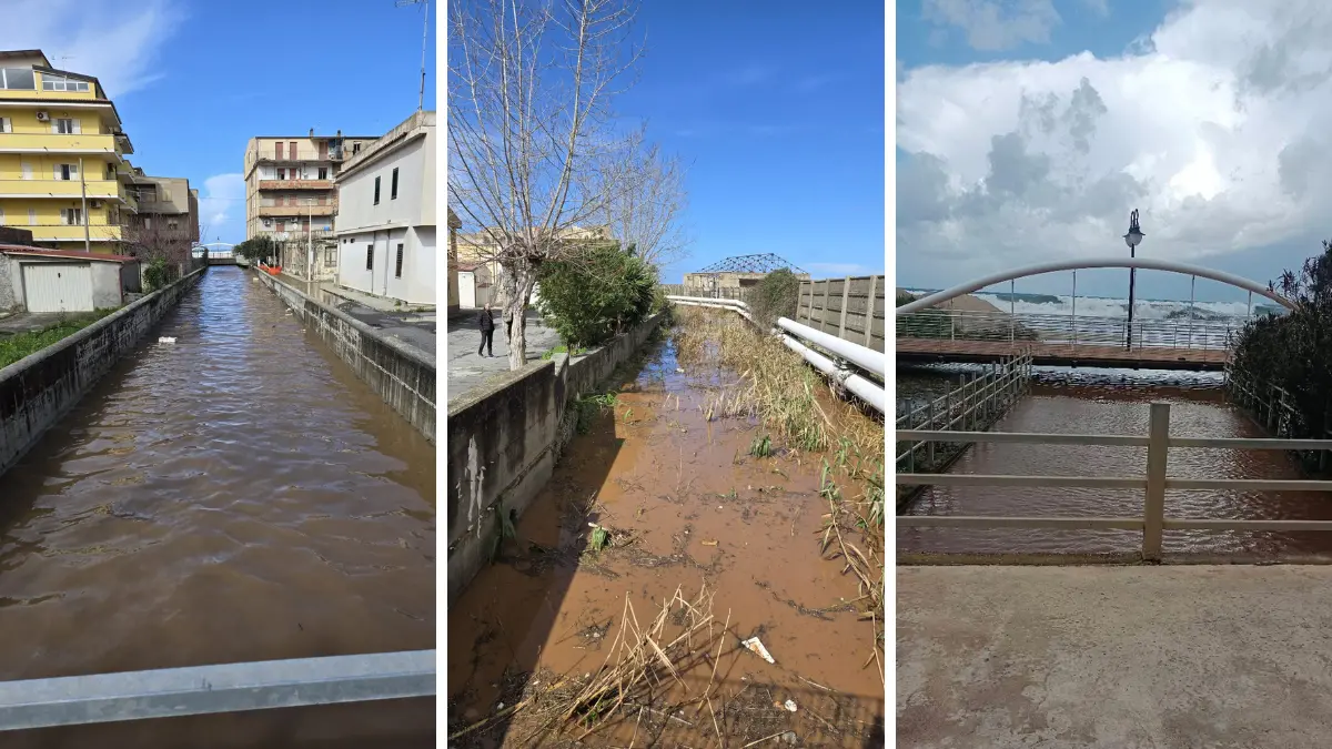 Vibo Marina, i fossi Antonucci e Labadessa osservati speciali: dopo la piena si teme la prossima ondata di maltempo\n