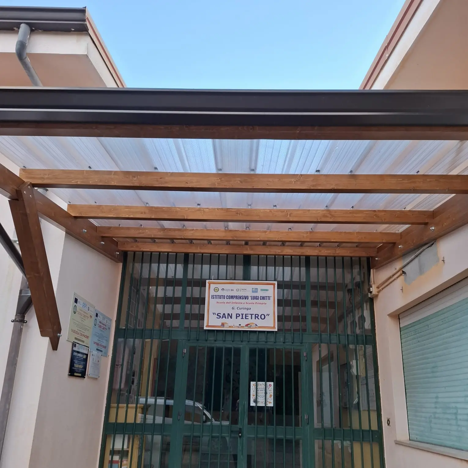 A Cittanova nuova pensilina per il plesso Curinga dell’Istituto Comprensivo Luigi Chitti\n