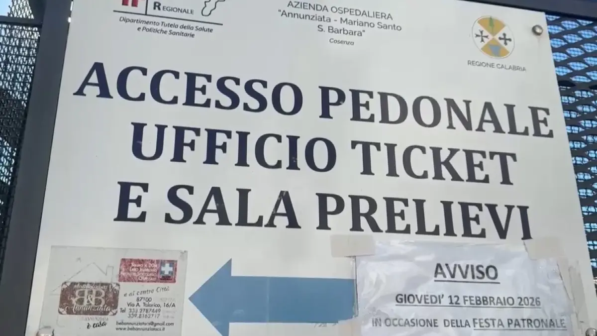 Disagi al CUP e agli esami del sangue, l’Azienda Ospedaliera di Cosenza si scusa con i cittadini\n