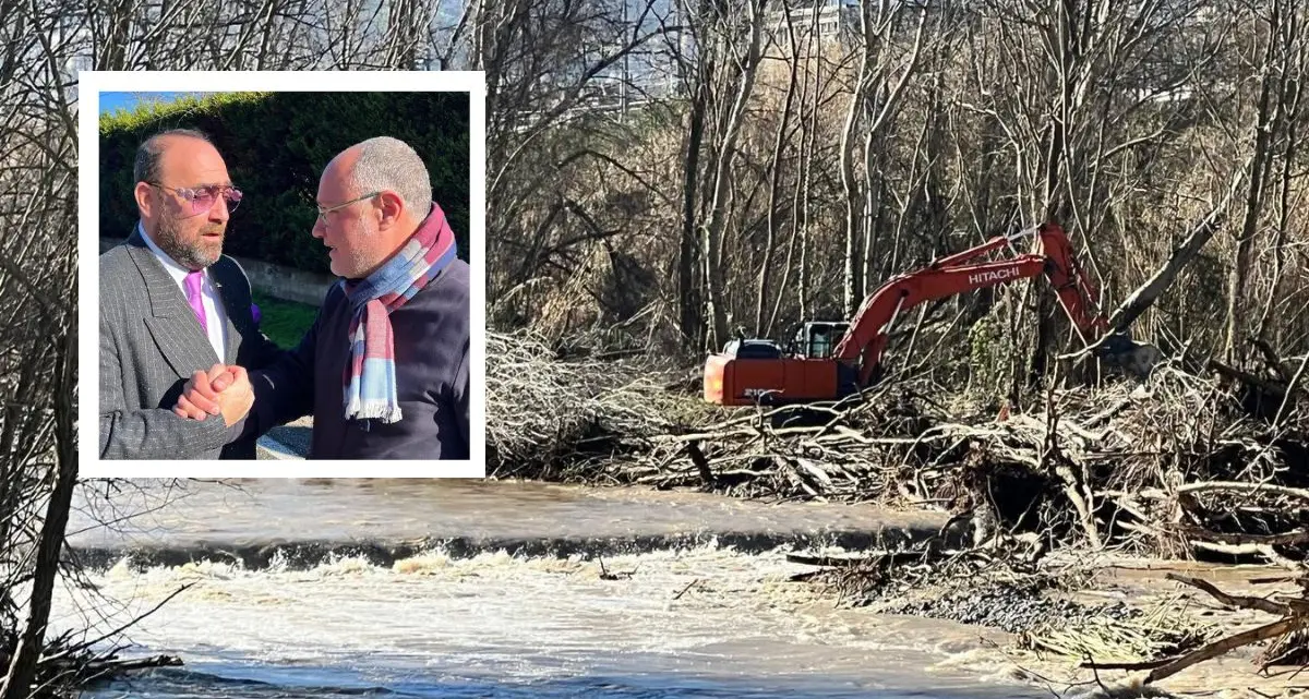 Zumpano, al primo sole ripartono i lavori sulla SP234: avviata la deviazione controllata del fiume\n