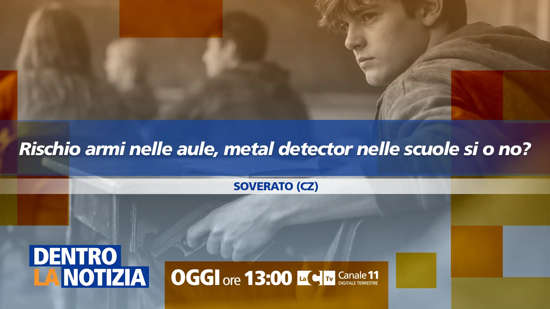 Rischio armi nelle aule, metal detector nelle scuole sì\u00A0o no? Focus a Dentro la Notizia\n