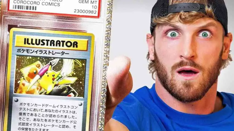 Pokemoney! Logan Paul vende per 16,5 milioni il rarissimo “Pikachu Illustrator”: record mondiale e asta da film\n