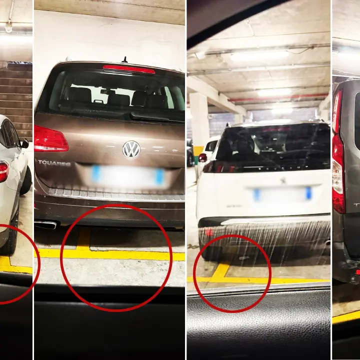 <p>Parcheggi <span style=\"color:hsl(0, 75%, 60%);\">selvaggi </span>all’ospedale. «Troppe auto a cavallo tra le strisce, così si perdono posti preziosi»</p>