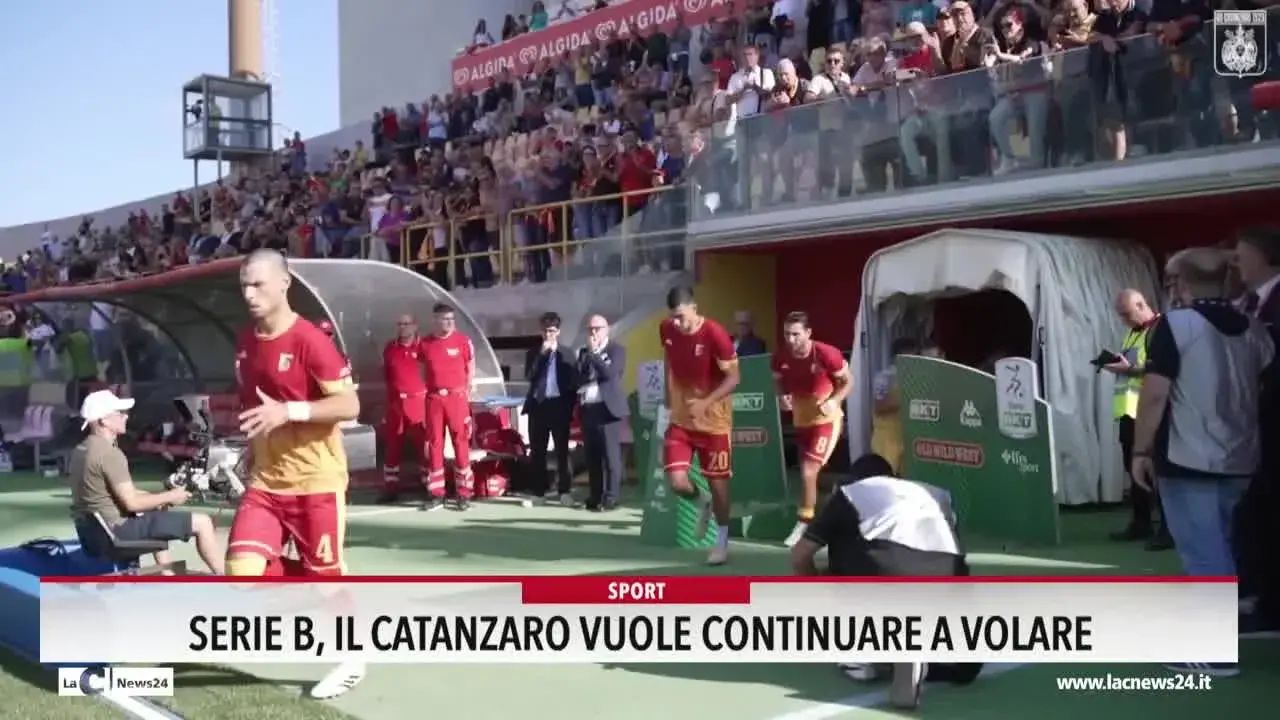 Serie B, il Catanzaro vuole continuare a volare