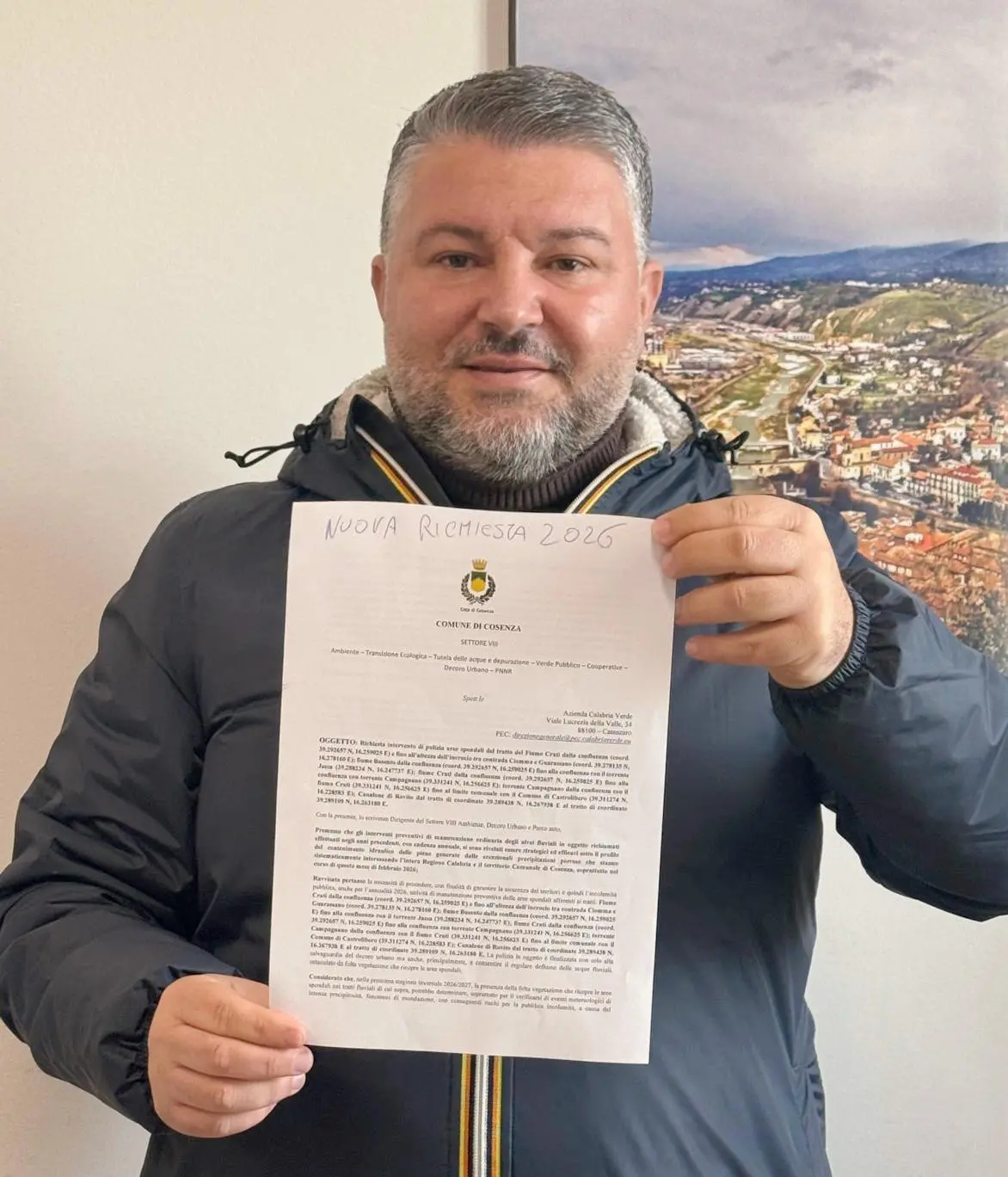 Pulizia dei fiumi a Cosenza, da Palazzo dei Bruzi nuova richiesta di convenzione a Calabria Verde\n