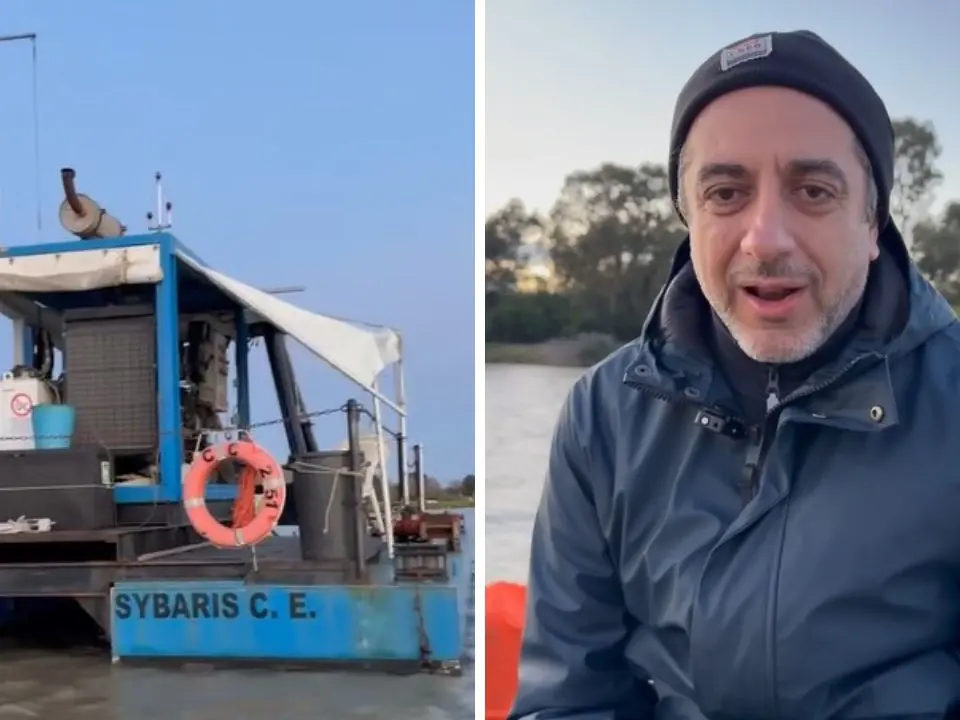 Laghi di Sibari, Iacobini: «Ricucito anche il secondo tratto dell’argine, il Crati non entra più»