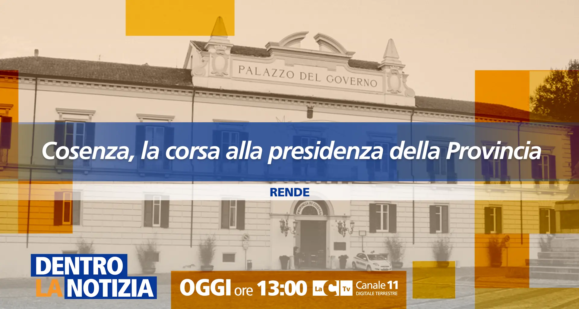 Cosenza, parte la corsa alla presidenza della Provincia: Franz Caruso a Dentro la Notizia\n