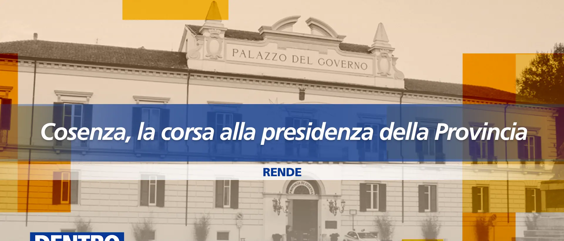 Cosenza, parte la corsa alla presidenza della Provincia: Franz Caruso a Dentro la Notizia\n