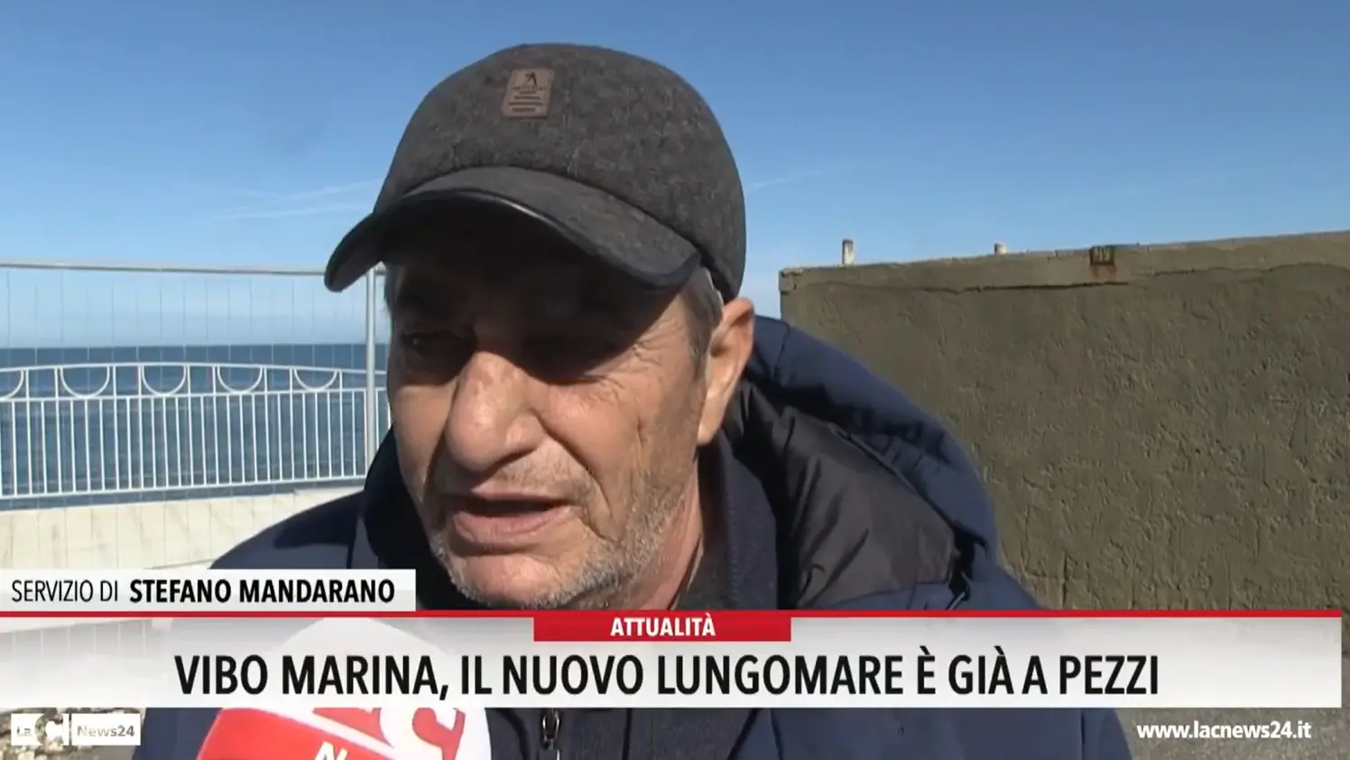 Vibo Marina, il nuovo lungomare è già a pezzi