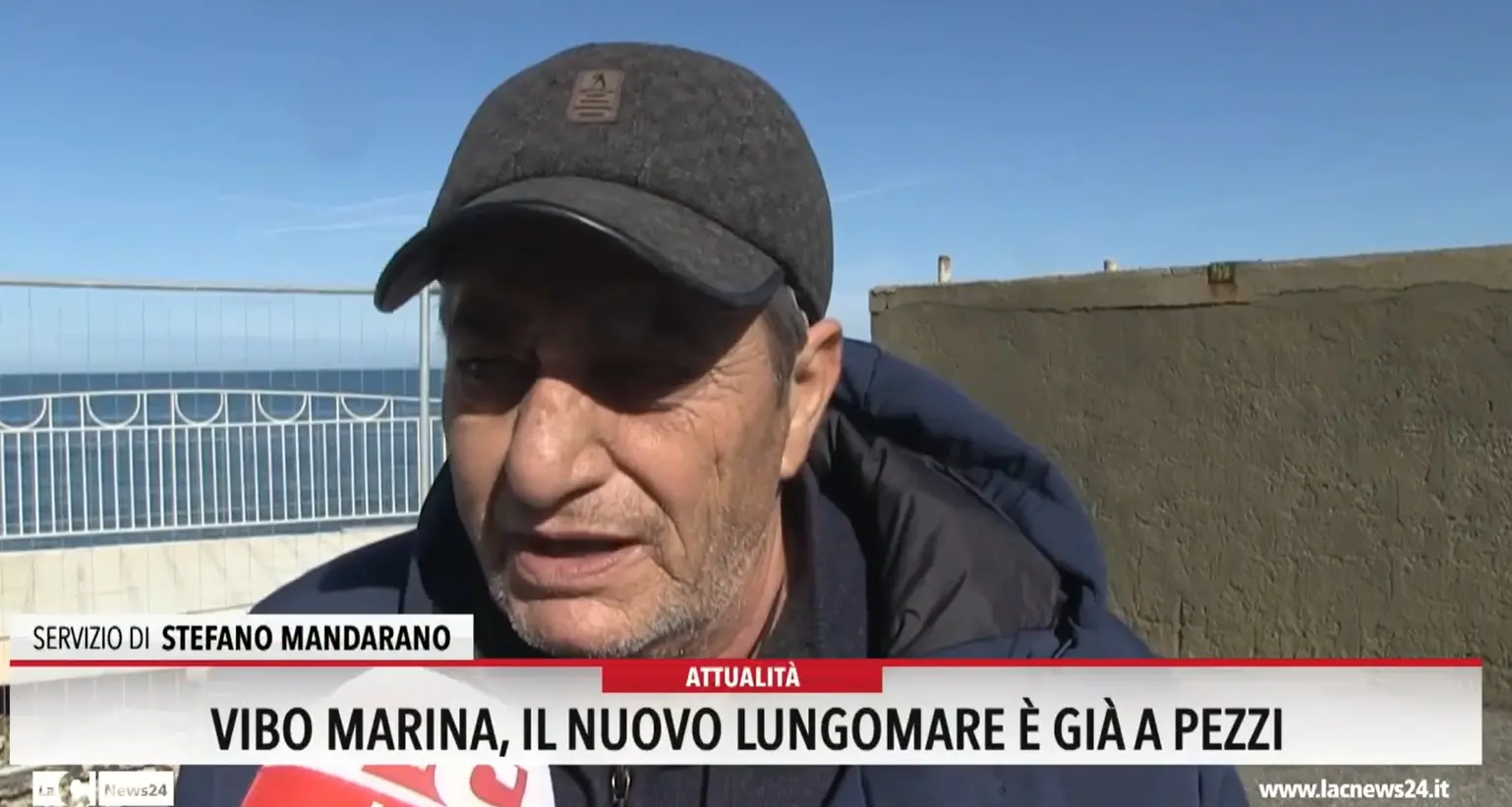 Vibo Marina, il nuovo lungomare è già a pezzi