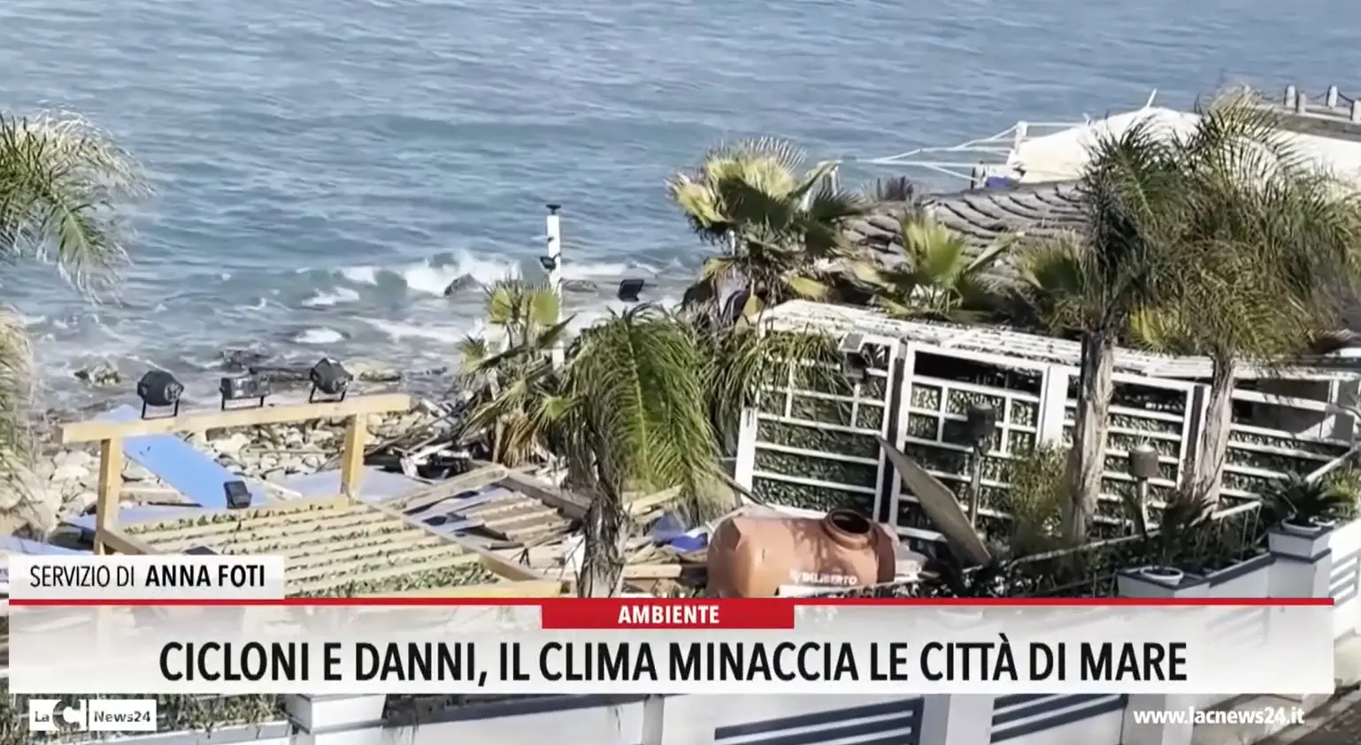 Ciclone e danni: il clima minaccia le città di mare