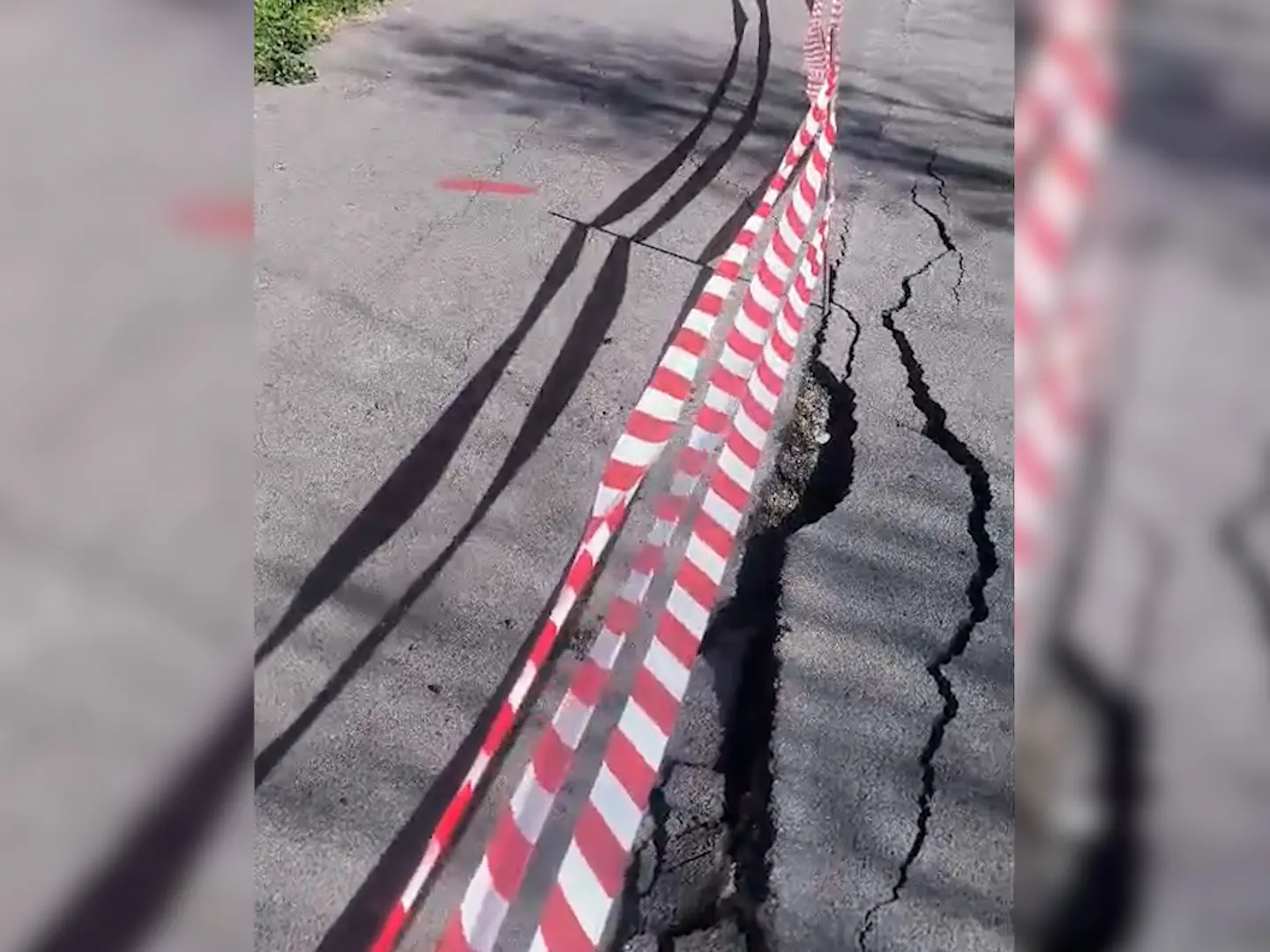 Ancora una frana nel Cosentino, voragine in località Mercuri a Orsomarso: strada chiusa al transito